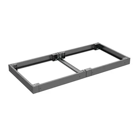Produktfoto 1 von nVent HOFFMAN PCP Weichstahl Sockel Sockel Umbra-Grau, 62 mm, für Gehäuse, H. 60 mm, T. 400 mm