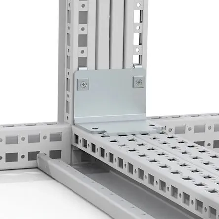 Produktfoto 1 von nVent HOFFMAN CCM Stapelkit, Anreihlasche für Gehäuse, Weichstahl, 4 Per Pack Stück