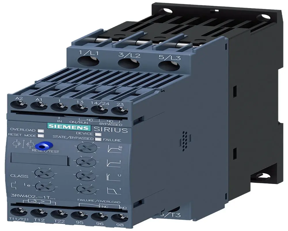 Produktfoto 1 von Siemens SIRIUS Sanftstarter 3-phasig 18,5 kW, 400 → 600 V AC / 32 A