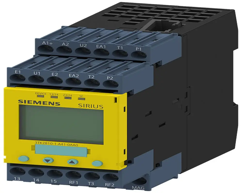 Produktfoto 1 von Siemens Modul, 110 → 240V ac, 3-Kanal Drehzahl-/Stillstandsüberwachung, 2 Hilfsschalter