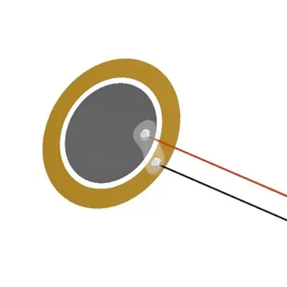 Produktfoto 1 von PUI Audio Piezo-Summer 0.1 mm, 30 V 12 mm, ø 20 mm