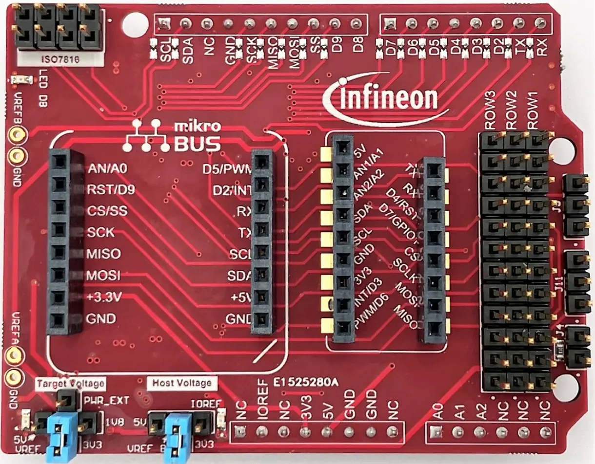 Produktfoto 1 von Infineon OPTIGA Trust Adapter, Evaluierungsplatine Entwicklungstool Microcontroller MCU
