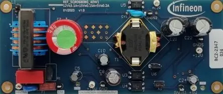 Produktfoto 1 von Infineon REF5QR0680BG40W1TOBO1 Entwicklungswerkzeug für Motoren und Robotik, REF5QR0680BG40W1TOBO1 MOSFET, für