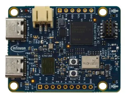 Produktfoto 1 von Infineon PSoC 6 AI eEval Kit für PSoC 6 AI