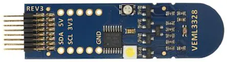 Produktfoto 1 von Vishay RGBCIR-Farbsensor mit I2C-Schnittstelle für Verstärker, Fotodioden