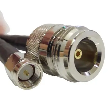 Produktfoto 1 von Siretta ASMN Kabel Stecker, 50 Ω Buchse, 3 m, Gerade / Typ N, Schwarz