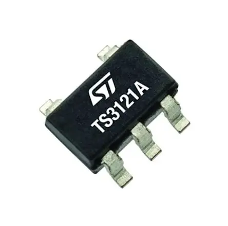 Produktfoto 1 von STMicroelectronics Komparator Open Drain Ausgang SOT-23-5 Offener Abfluss 60 ns 1-Kanal 5-Pin 5.5V 1.7 V