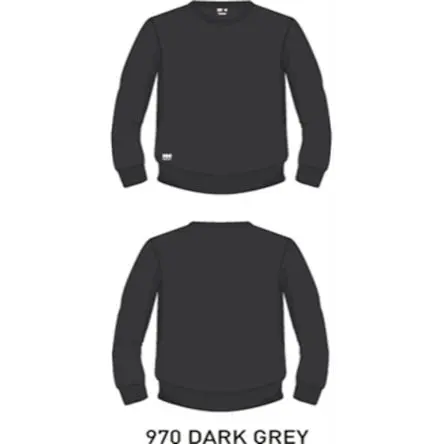 Produktfoto 1 von Helly Hansen 79324 Herren Sweatshirt, 46 % Polyester, 54 % Baumwolle Grau, Größe S