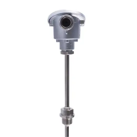 Produktfoto 1 von Jumo Pt100 Temperatursensor Edelstahl Ø 9 mm 2 x 400 mm Class B, -50 °C → 400 °C, 3 m Leitung