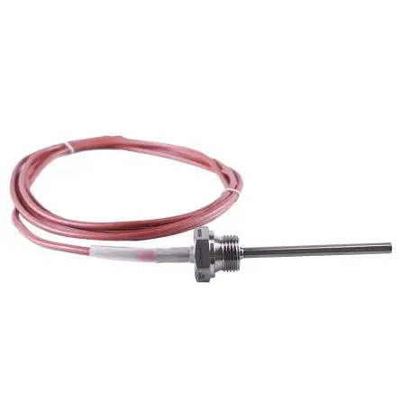 Produktfoto 1 von Jumo Widerstands-Temperaturfühler (RTD) Temperatursensor Edelstahl Ø 6 mm 3 x 100 mm Class B, -50 °C → 400 °C, 2500 mm