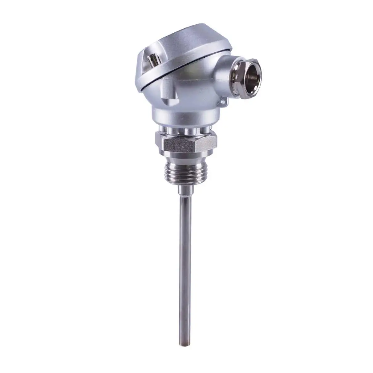 Produktfoto 1 von Jumo 901030 Nickel-Messing-Beschichtung Thermoelement Typ Typ K, Ø 6mm x 200mm +200°C → +600°C