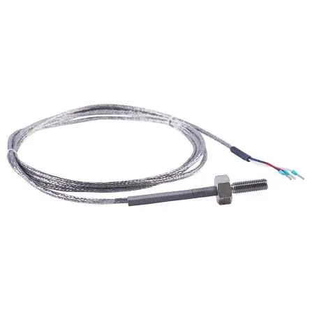 Produktfoto 1 von Jumo Pt100 Temperatursensor Edelstahl Ø 8 mm 3 x 25 mm Class B, -50 °C → 400 °C, 2500 mm Leitung