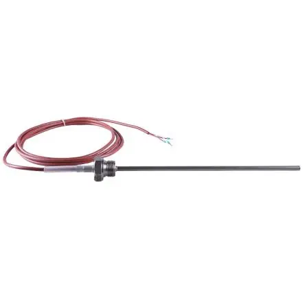 Produktfoto 1 von Jumo Pt100 Temperatursensor Edelstahl Ø 6 mm 3 x 250 mm Class B, -50 °C → 400 °C, 2500 mm Leitung