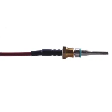 Produktfoto 1 von Jumo Widerstands-Temperaturfühler (RTD) Temperatursensor Edelstahl Ø 5 mm 3 x 27 mm Class B, -50 °C → 400 °C, 2500 mm