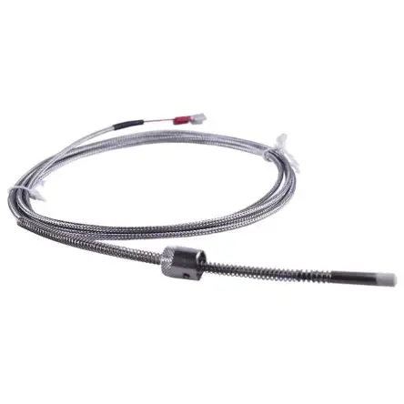 Jumo Pt100 Temperatursensor Edelstahl Ø 6 mm 3 x 190 mm Class B, -50 °C → 350 °C, 2500 mm Leitung