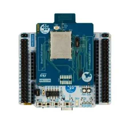 Produktfoto 1 von STMicroelectronics STM32 Nucleo-64 RF-Entwicklungsboard mit STM32WB07CCV6 MCU BlueNRG 256k MCU, Nucleo-Platine,