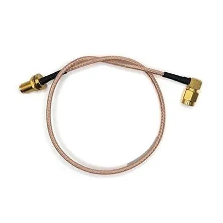 Produktfoto 1 von Mueller Electric BU-415 Koaxialkabel, konfektioniert Buchse, 50 Ω Stecker, 12 Zoll, Gerade / SMA, Klar