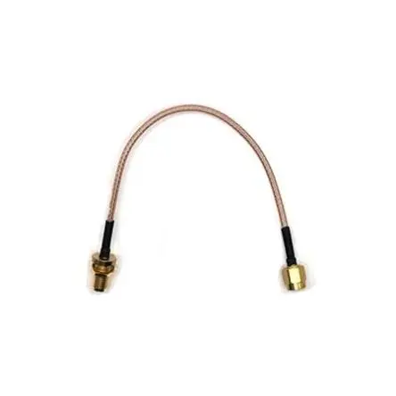 Produktfoto 1 von Mueller Electric BU-415 Koaxialkabel, konfektioniert Buchse, 50 Ω Stecker, 24 Zoll, Gerade / SMA, Klar