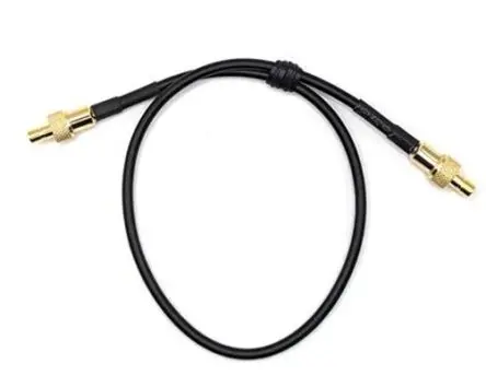 Produktfoto 1 von Mueller Electric SMBM-SMBM174 Koaxialkabel Stecker, 50 Ω Stecker, 0.3 m, Gerade / BNC