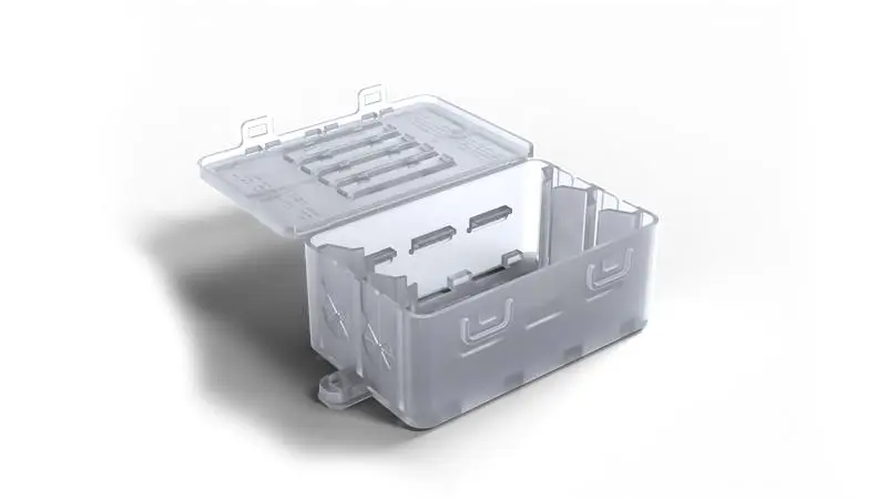 Produktfoto 1 von WISKA KonnektIT Polypropylen Abzweigdose Klar IP20 Breite 51.5 mm Höhe 52 mm Länge 100 mm