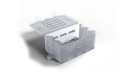 Produktfoto 1 von WISKA KonnektIT Polypropylen Abzweigdose Klar IP20 Breite 51.5mm Höhe 52 mm Länge 100 mm