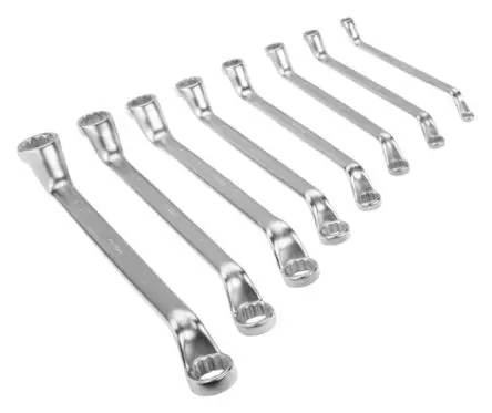 Produktfoto 1 von Bahco Ratschen Satz Ringschlüssel, Backenweite 6 to 22 mm, / Länge 165mm