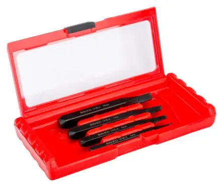 Produktfoto 1 von Bahco, 4-teilig Schraubenausdreher-Set, Kunststoff, Edelstahl, M12-M20, Bolzen M16 auf M24, M5-M10, M8 bis M14