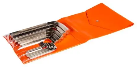 Produktfoto 1 von Bahco Sechskantschlüsselsatz 15 L Metrisch Kurz 2 → 22 mm