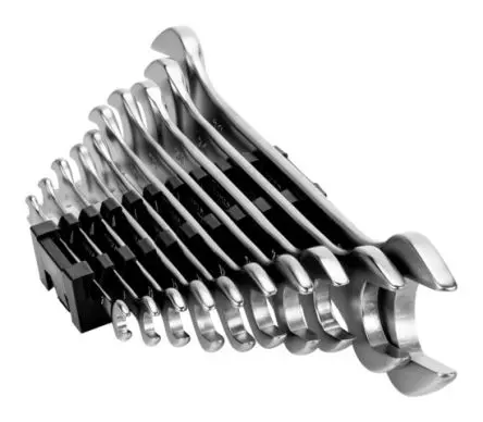 Produktfoto 1 von Bahco Ratschen Satz Doppelmaulschlüssel, Backenweite 6 to 32 mm, / Länge 122mm