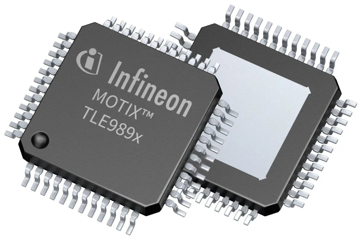 Produktfoto 1 von Infineon Motor-Controller 3-phasig, TQFP-48, 48-Pin, 28 V, Bürstenloser Gleichstrommotor, MOTIX