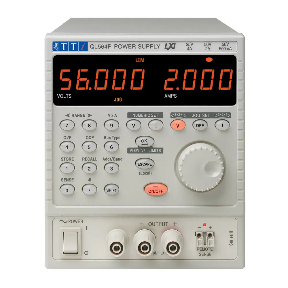 Produktfoto 1 von Aim-TTi QL564P Labornetzgerät 112W, 0 → 56V / 0 → 2A