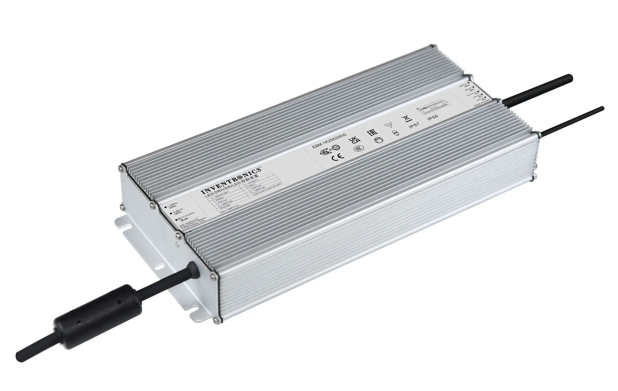 Inventronics LED-Treiber, 1.2 kW 305 V, Ausgang 217 V