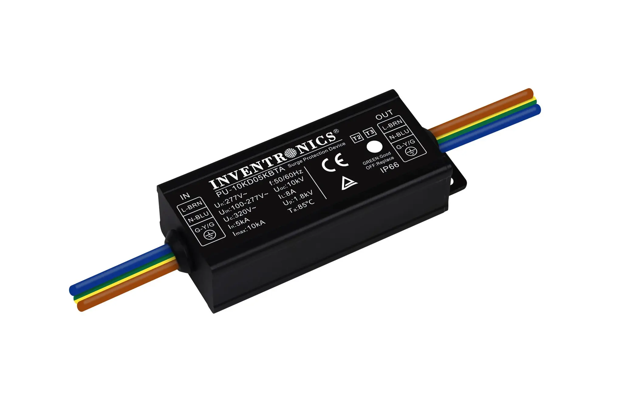 Produktfoto 1 von Inventronics, Überspannungsschutz, 10 kV 5 kA Oberfläche PU