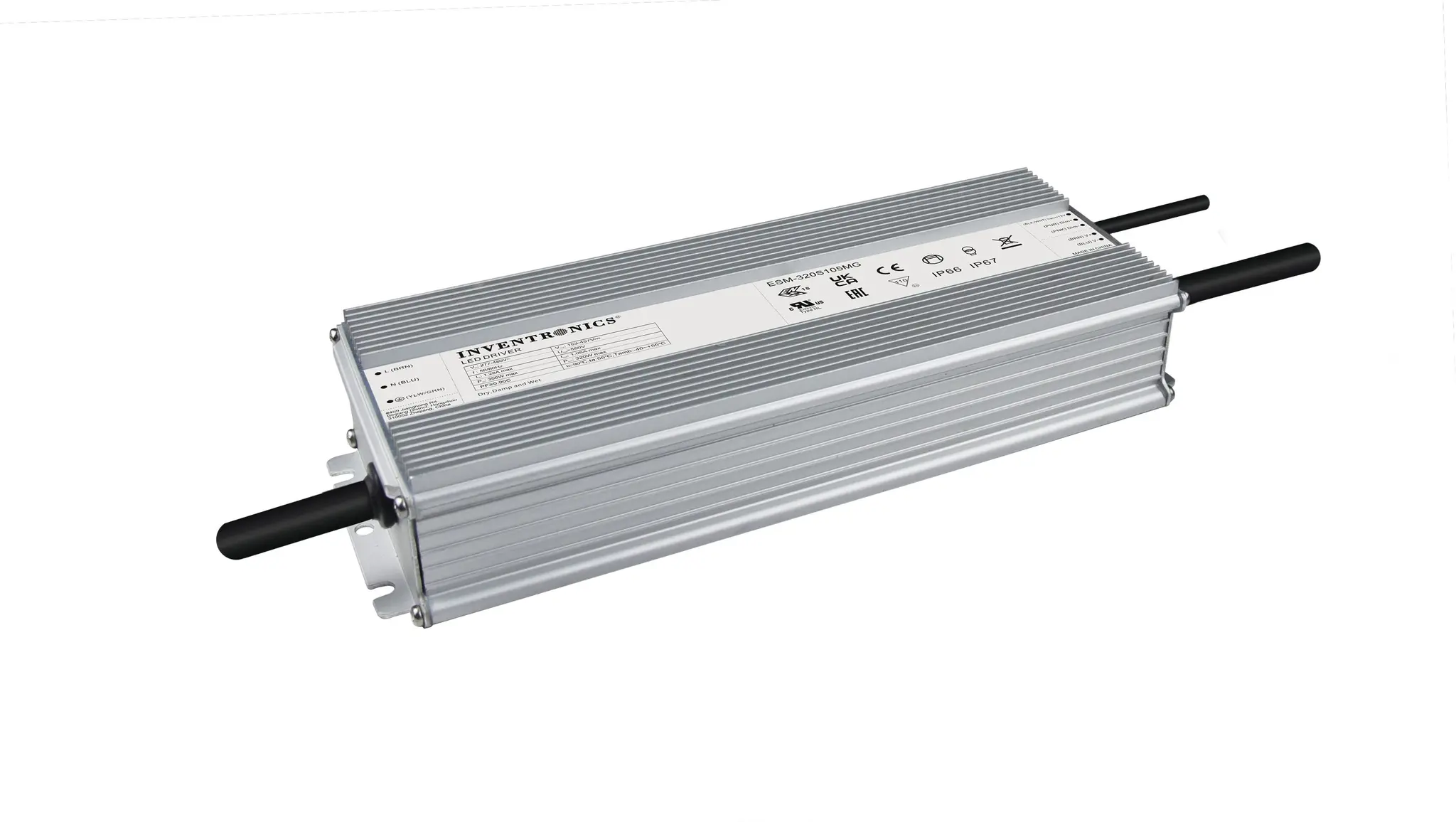 Produktfoto 1 von Inventronics LED-Treiber, 320 W 528 V, Ausgang 305 V