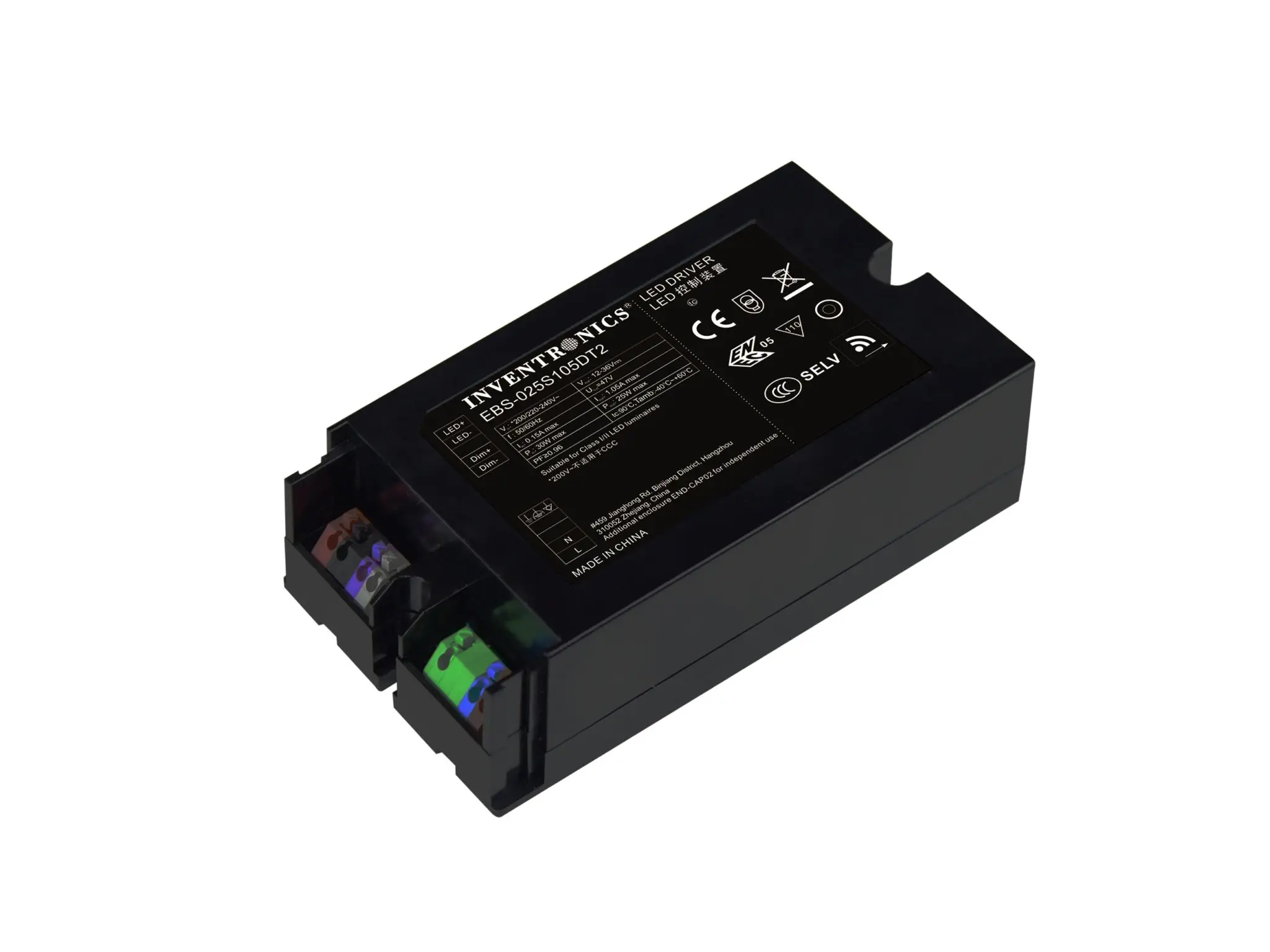 Produktfoto 1 von Inventronics LED-Treiber, 25 W 305 V, Ausgang 36 V