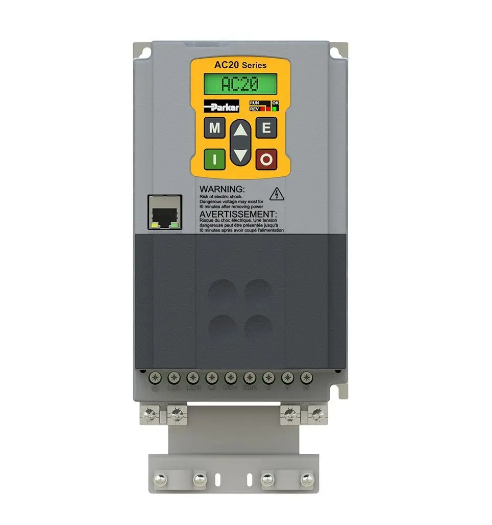 Produktfoto 1 von Parker AC20 3-Phasen Antrieb mit regelbarer Drehzahl 1.5 kW 590Hz