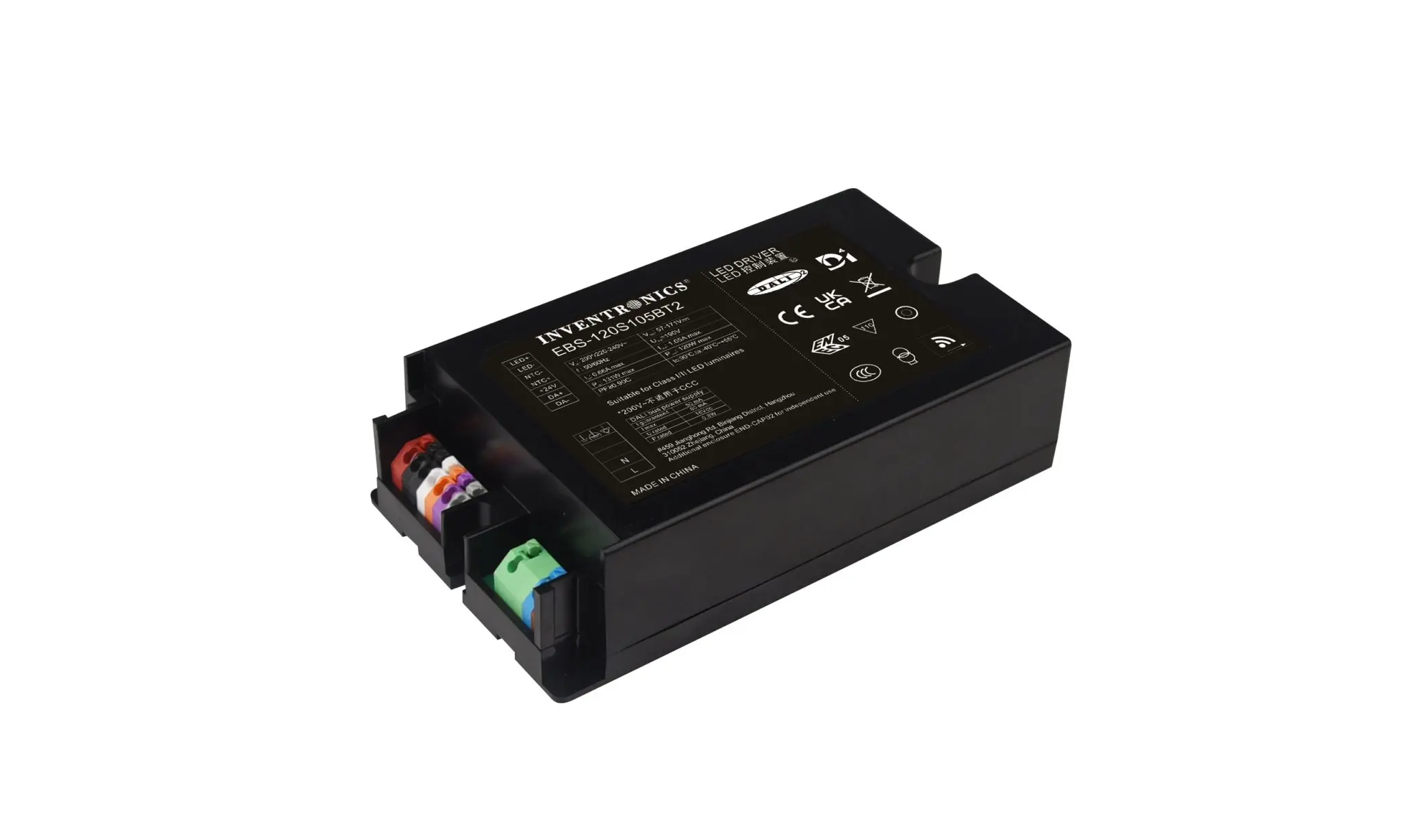 Produktfoto 1 von Inventronics LED-Treiber, 120 W 305 V, Ausgang 266 V