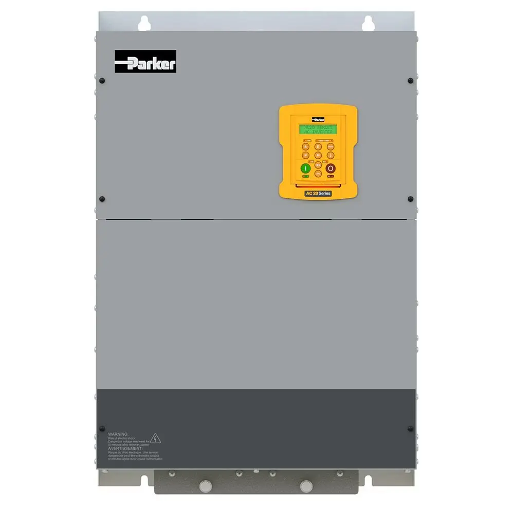 Produktfoto 1 von Parker AC20 3-Phasen Drehzahlgeregelter Antrieb 160 kW 380 → 480 V AC / 320 A für Induktions- und