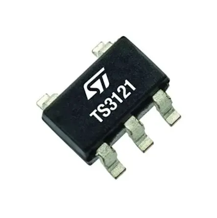 Produktfoto 1 von STMicroelectronics Komparator Analoger Komparator SOT-323-5 Offener Abfluss 1-Kanal 5-Pin 5.5V 1.7 V