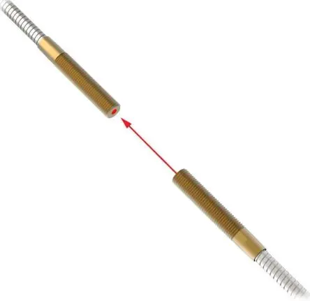 Banner Kunststoff NPN/PNP LWL-Sensor 36 mm Glasfasersensor IP67 1ms