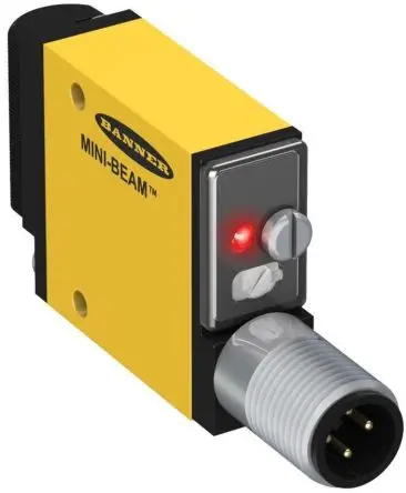 Produktfoto 1 von Banner Kunststoff NPN/PNP LWL-Sensor 36 mm Glasfasersensor IP67 1ms