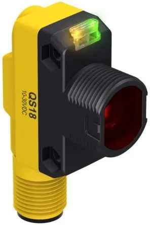Produktfoto 1 von Banner QS18E Rechteckig Optischer Sensor, Reflektierend, PnP Ausgang