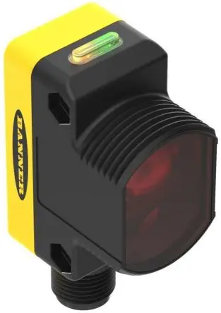 Produktfoto 1 von Banner QS30EDV Rechteckig Optischer Sensor, Reflektierend, Bipolare NPN/PNP Ausgang