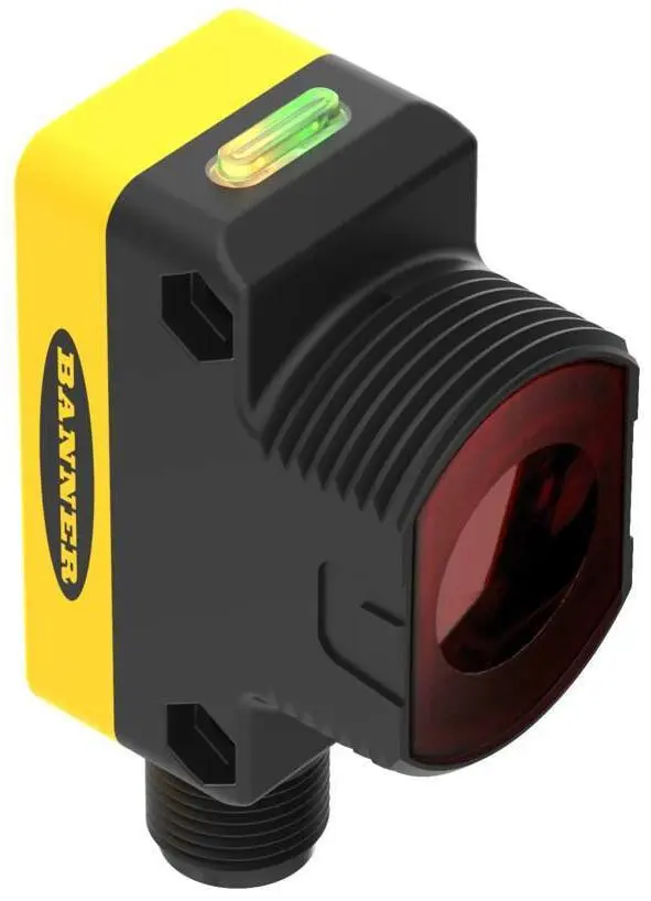 Produktfoto 1 von Banner Rechteckig Optischer Sensor, Dagegen, Bereich 60 m, Emitter Ausgang, Integral QD, Hell-/dunkelschaltend