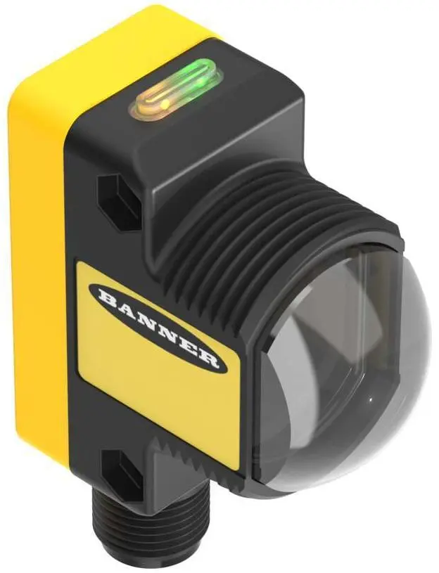 Produktfoto 1 von Banner Rechteckig Optischer Sensor, Dagegen, Bereich 213 m, Emitter Ausgang, Anschlusskabel, Hell-/dunkelschaltend