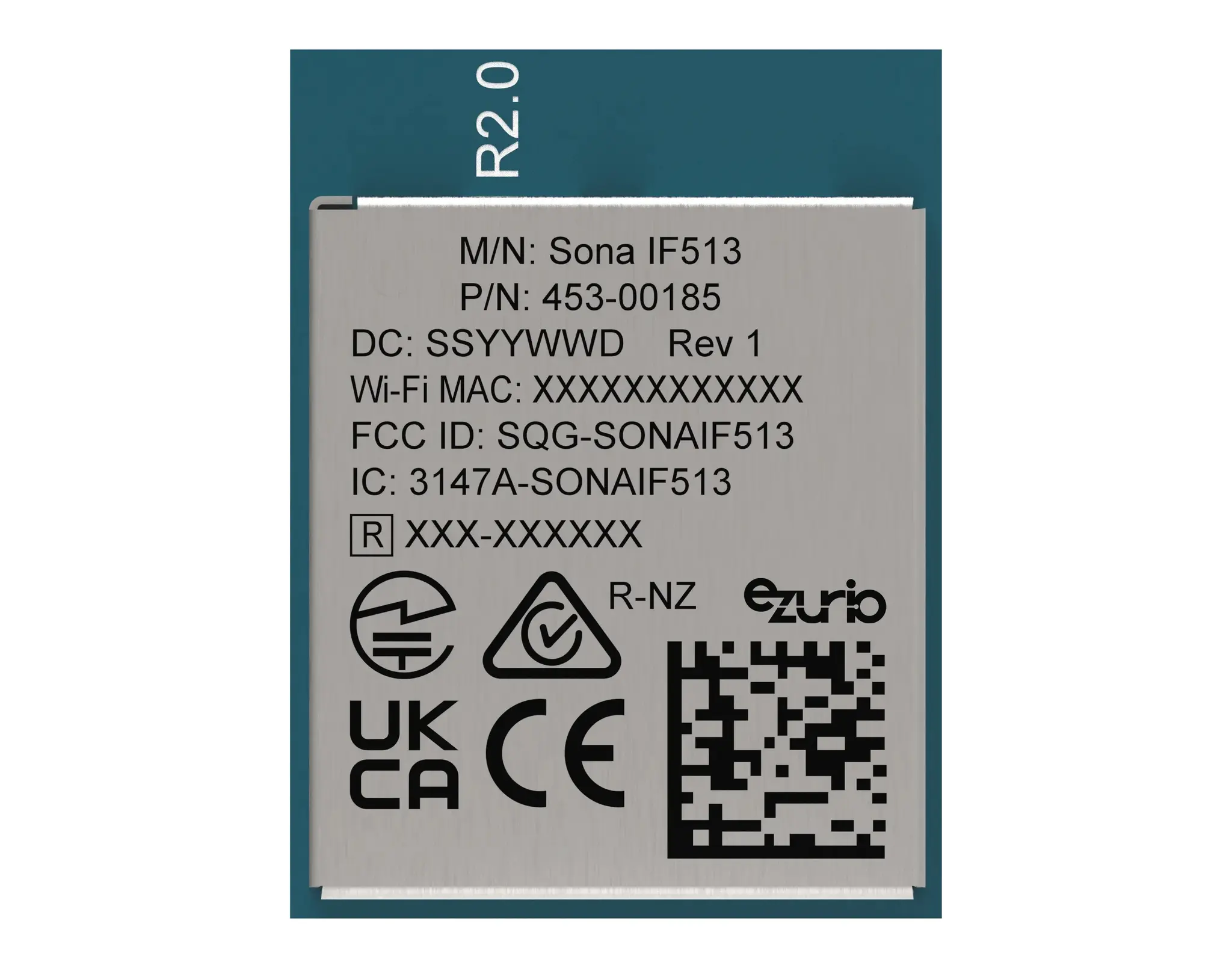 Produktfoto 1 von Ezurio WLAN-Modul 3.5 V WPA, WPA2 WLAN 6E Triband 1x1 MIMO IEEE 802.11a/b/g/n/ac/ac/ax WLAN, Bluetooth 5.4 Dualmodus