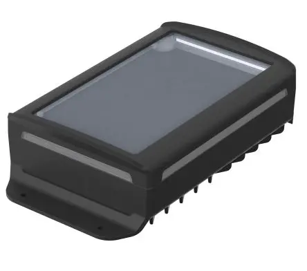 Produktfoto 1 von Bopla BoVersa; Universalgehäuse; Polycarbonat; Klar, Schwarz IP66, IP68 Breite 55.5 mm Höhe 120 mm Länge 216 mm