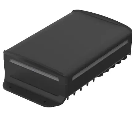 Produktfoto 1 von Bopla BoVersa; Universalgehäuse; Polycarbonat; Klar, Schwarz IP66, IP68 Breite 55.5 mm Höhe 120 mm Länge 216 mm