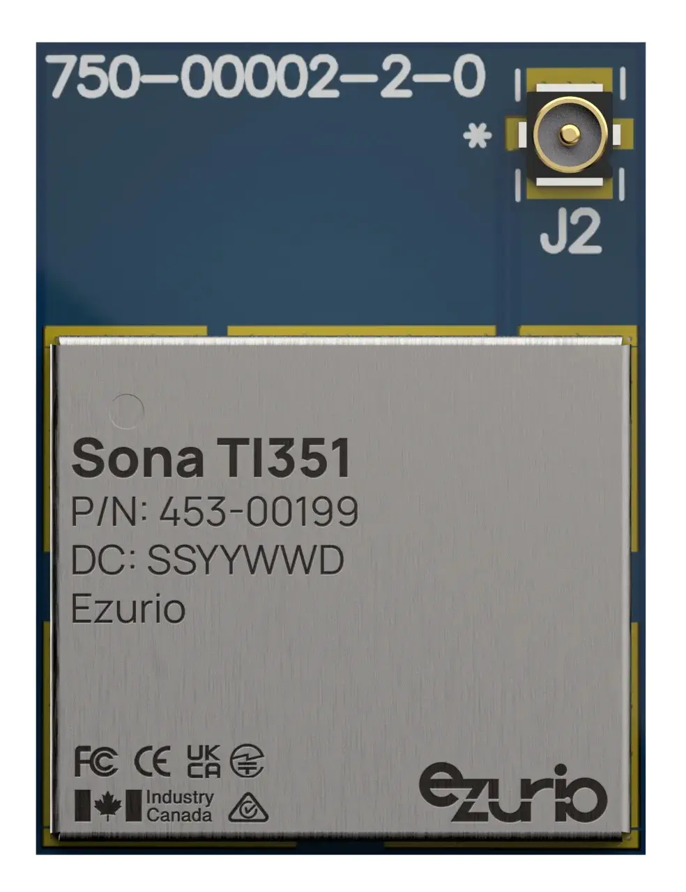 Produktfoto 1 von Ezurio WLAN-Modul 3.6 V WPA3, WPA2 WLAN 6, Bluetooth 5.4