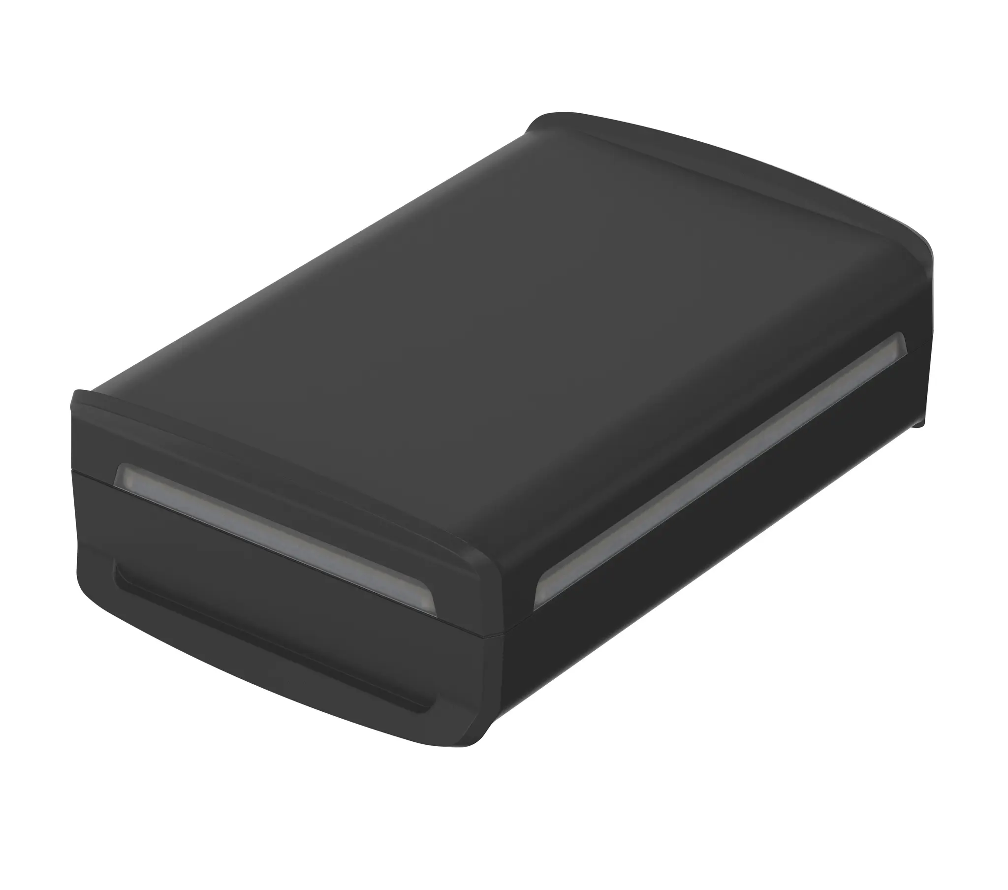 Produktfoto 1 von Bopla BoVersa; Universalgehäuse; Polycarbonat; Klar, Schwarz IP68, IP66 Breite 42 mm Höhe 88 mm Länge 134.9 mm
